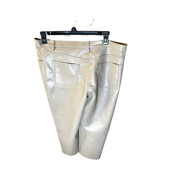 Aritzia Wilfred The Melina Cropped Pant – Grey Taupe – Size 16 – NWOT - Picture 4 of 5